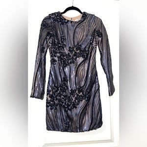 Dress the population sequin mini dress